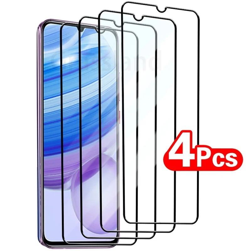 4Pcs Tempered Glass For Xiaomi Redmi 9 9T 9AT 9C 10 8 8A 7 7A Protective Glass For Redmi Note 10 9 5G 8 Pro Max 10S 9T 9S 8T