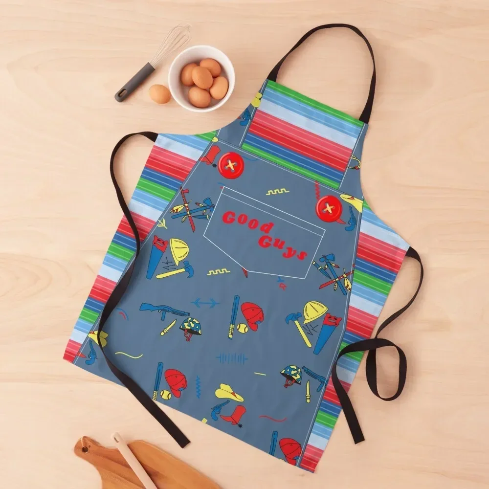 

Good Guys Child's Play Chucky - Killer Doll Overalls Apron Kitchen Women Kitchen Novel Kitchen Accessories Apron