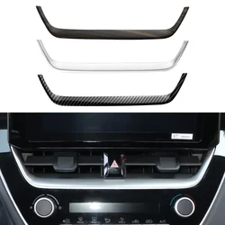 Middle AC Air Vent Navigation Strip Cover Trim Frame for Toyota Corolla E210 Corolla Cross 2019 - 2025 Car Styling Accessories