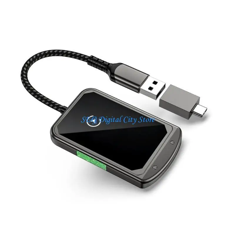 

U75B Wireless Car Play Adapter Fast Connection for Convert Factory Corded to Wireless Car Play Dongle Car for Phone USB C