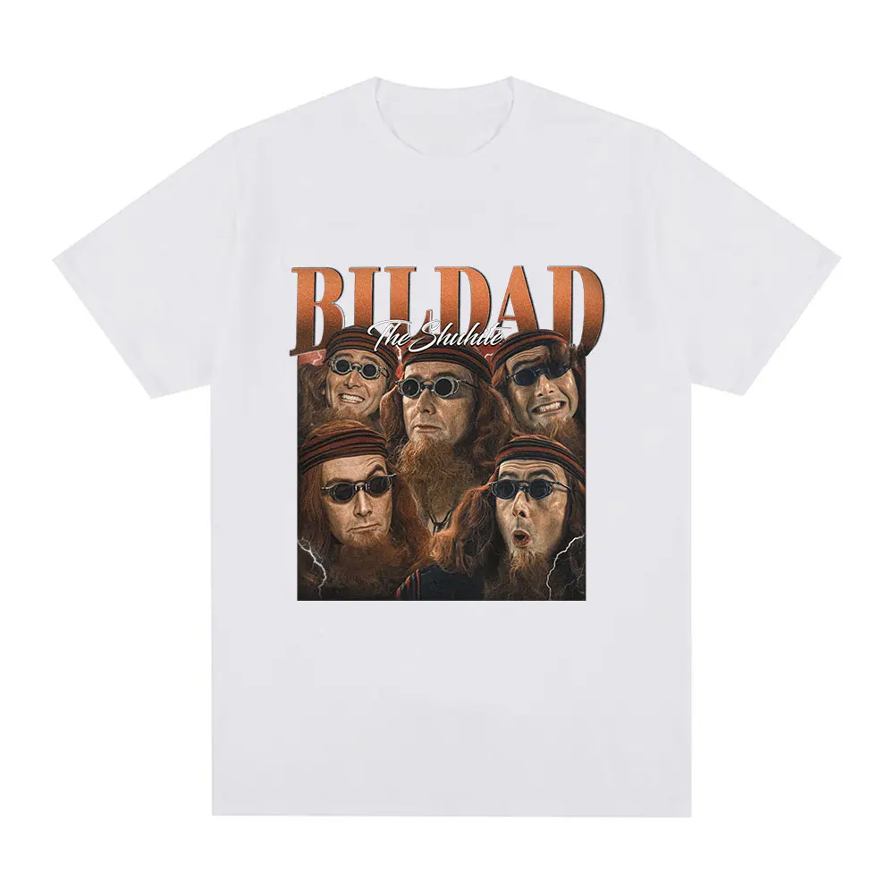 Good Omens Bildad The Shuhite Graphic T Shirt Men\'s Fashion Vintage T Shirts Summer 100% Cotton Casual Cozy T-shirts Streetwears