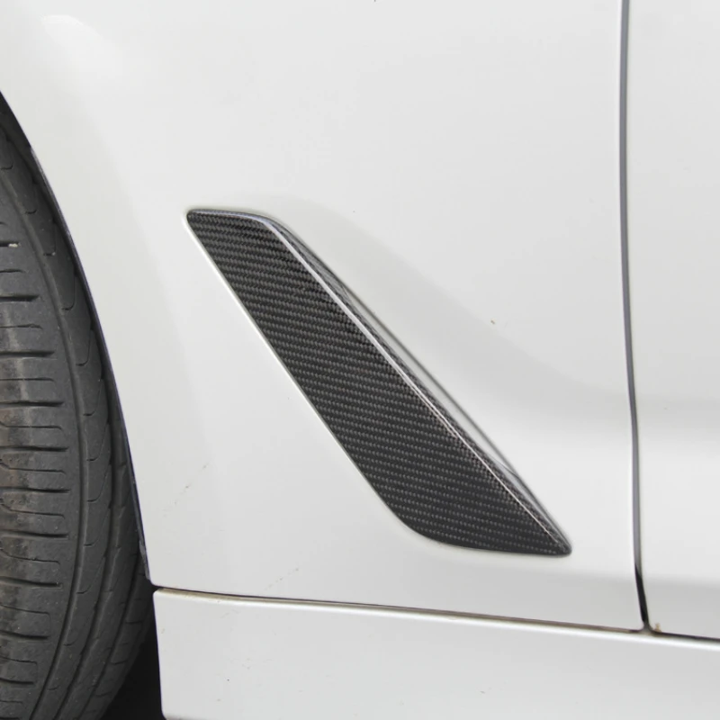 Dry carbon fiber side fender trim for BMW 5 Series G30 2017 model sedan 5 Series G30 side grille fender car parts
