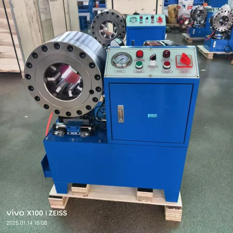 220/380v Electrical Hydraulic Hose Crimping Machine Hydraulic Hose Crimper Locking Range 6-51mm