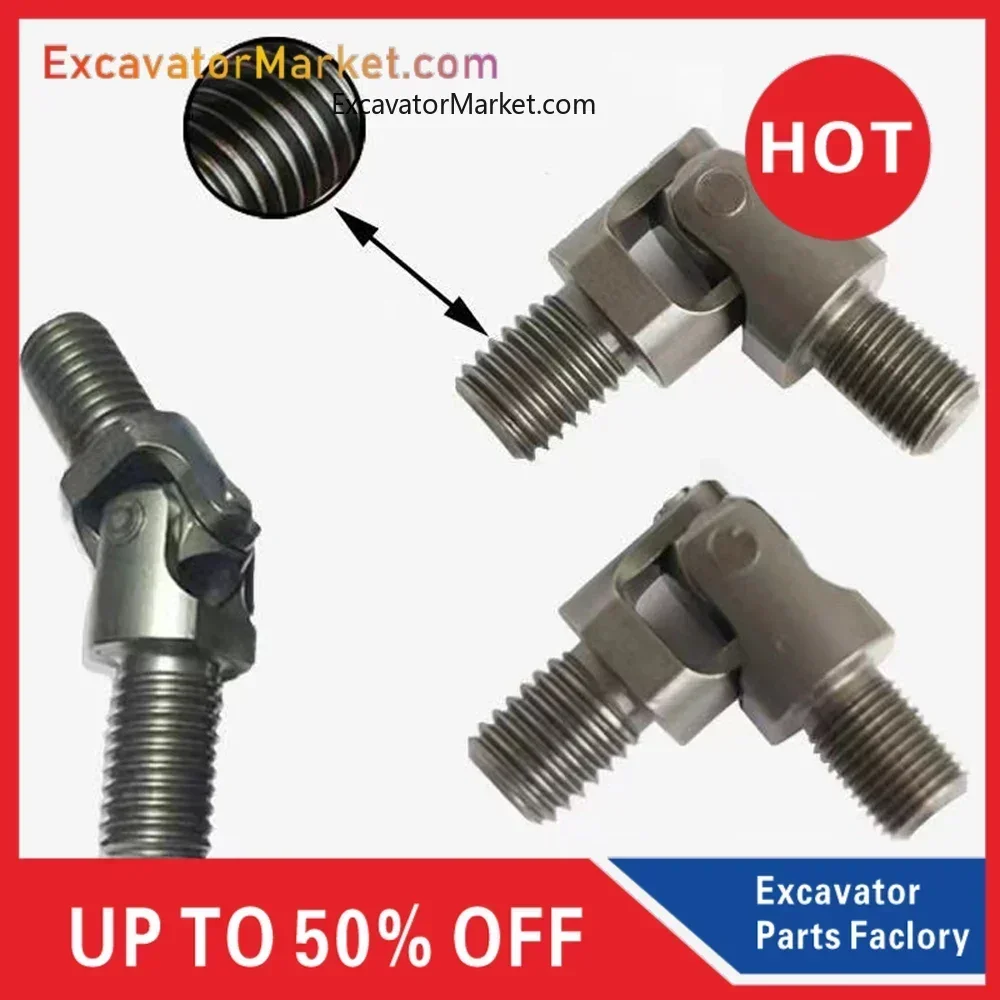 

For Excavator Komatsu Hitachi Carter Kobelco Kato Hyundai Doosan Trinity Joystick Handle Universal Joint Ten Byte Accessories