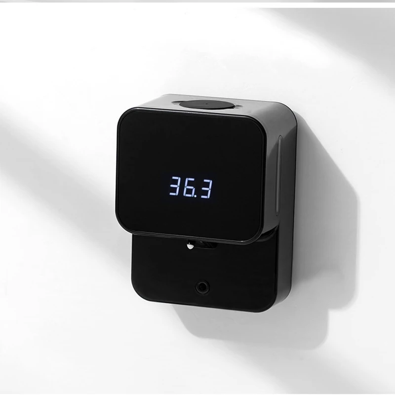 Wall-mounted LED Screen Hand Washing Machine Automatic Induction Foam Soap Dispenser Infrared Smart Hand Sanitizer Machine