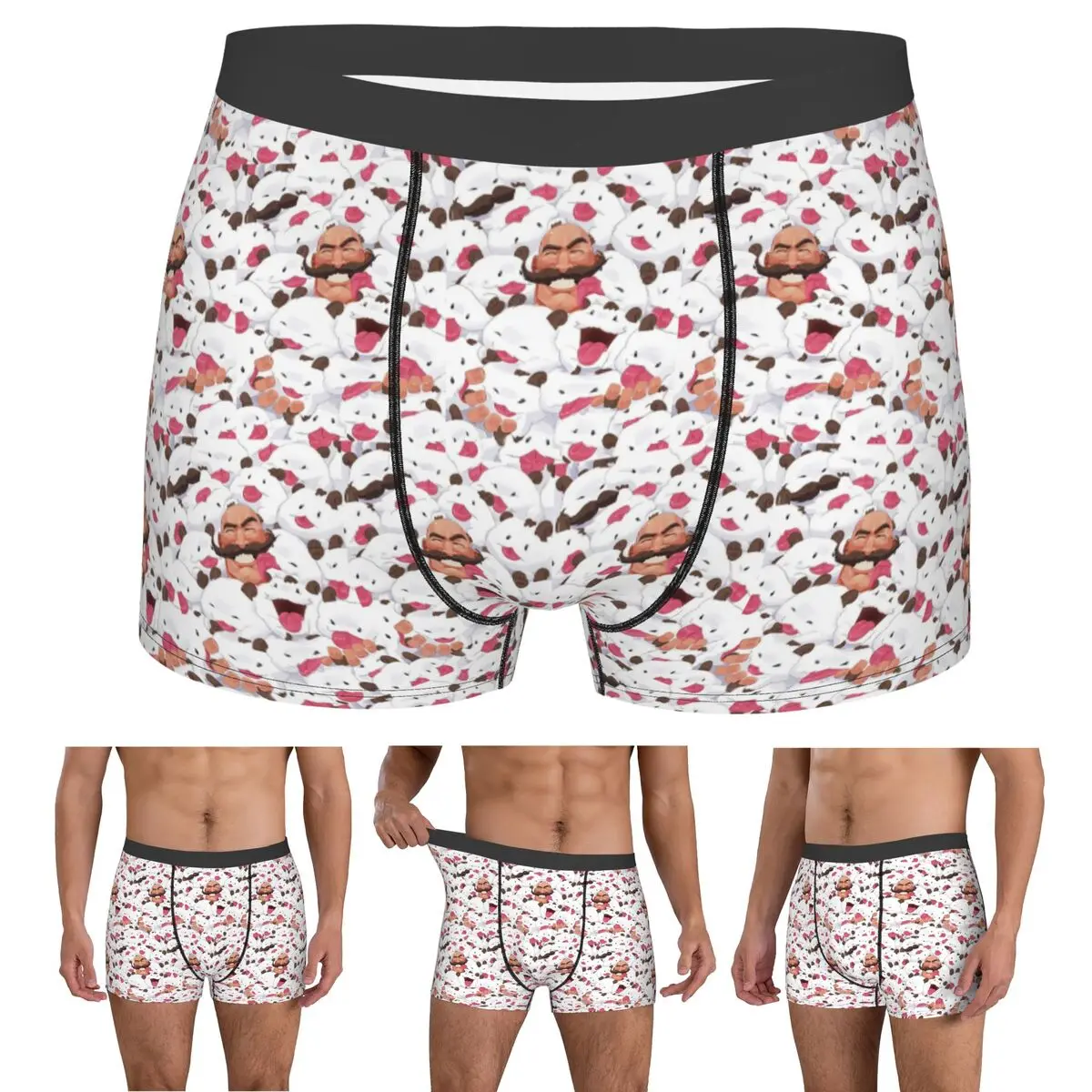 Boxer Underpants Shorts Poros League Battle Game Legends Panties Male Ventilate Underwear for Homme Man Boyfriend Gifts