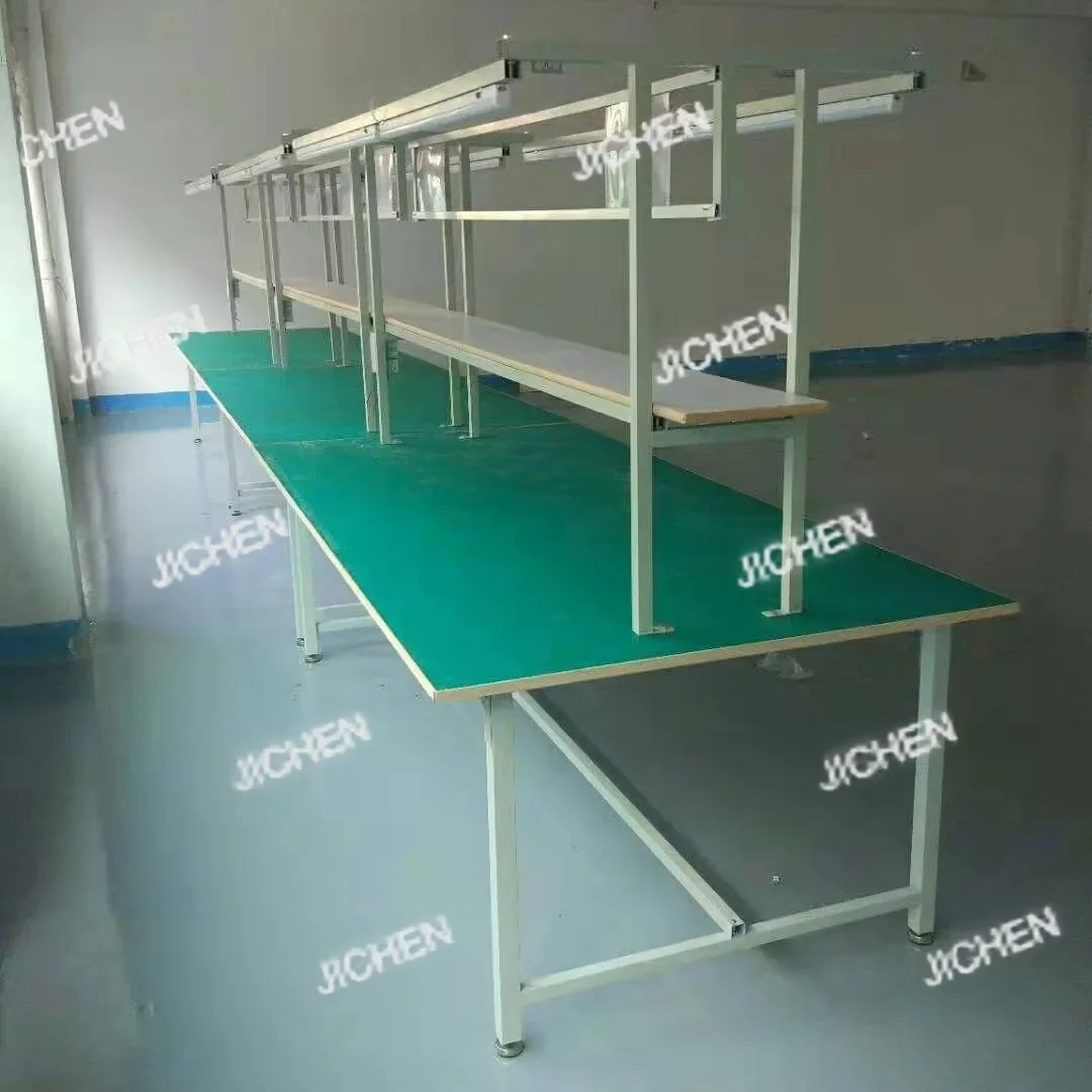 Workshop Anti-static Workbench Anti-static Inspection Table With Lamp Assembly Operation Injection Molding Machine Mobile Ph