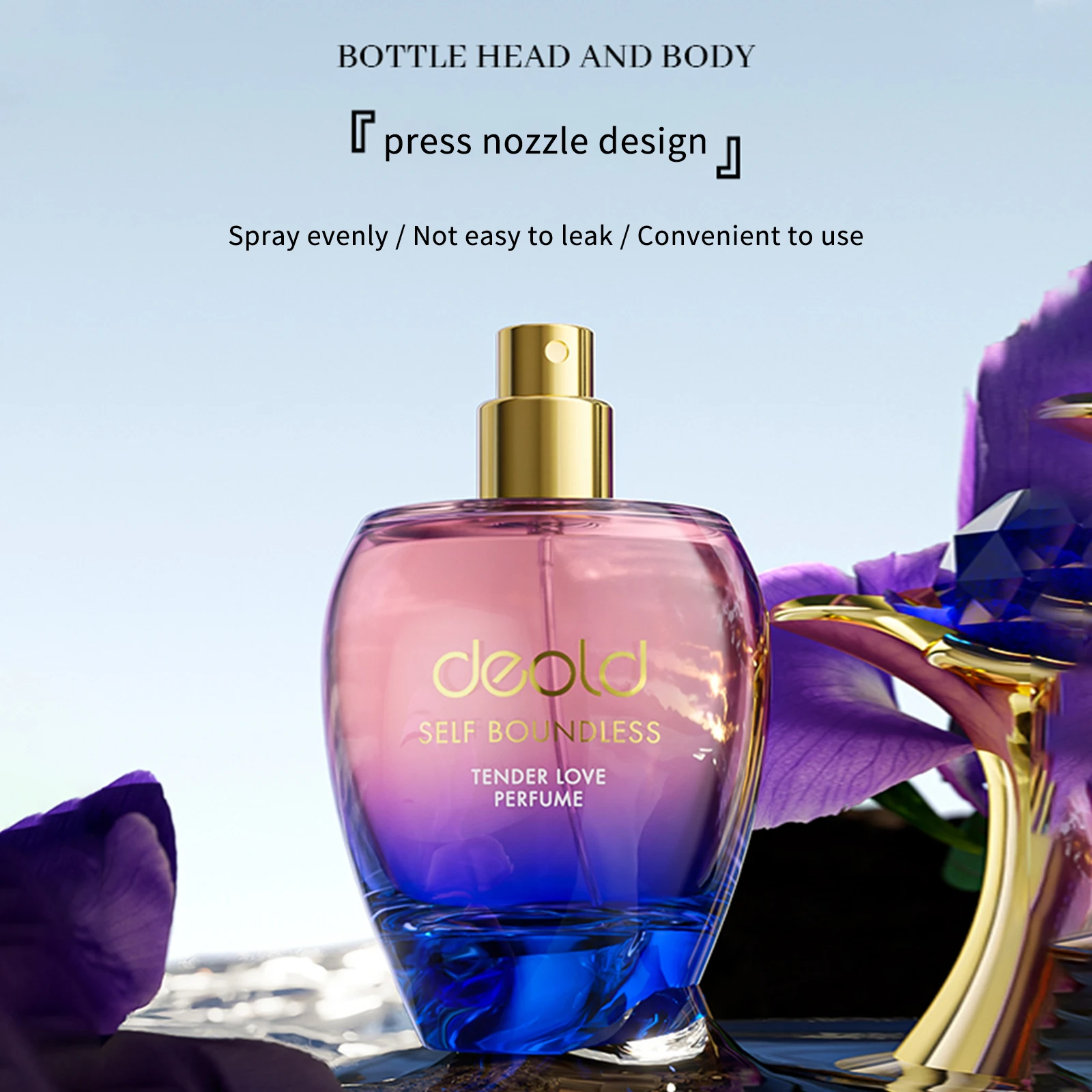 オードパルファム スプレー ナチュラル フレグランス パルファム 持続性と魅力的な個人用香水 女性と女の子用 50ML