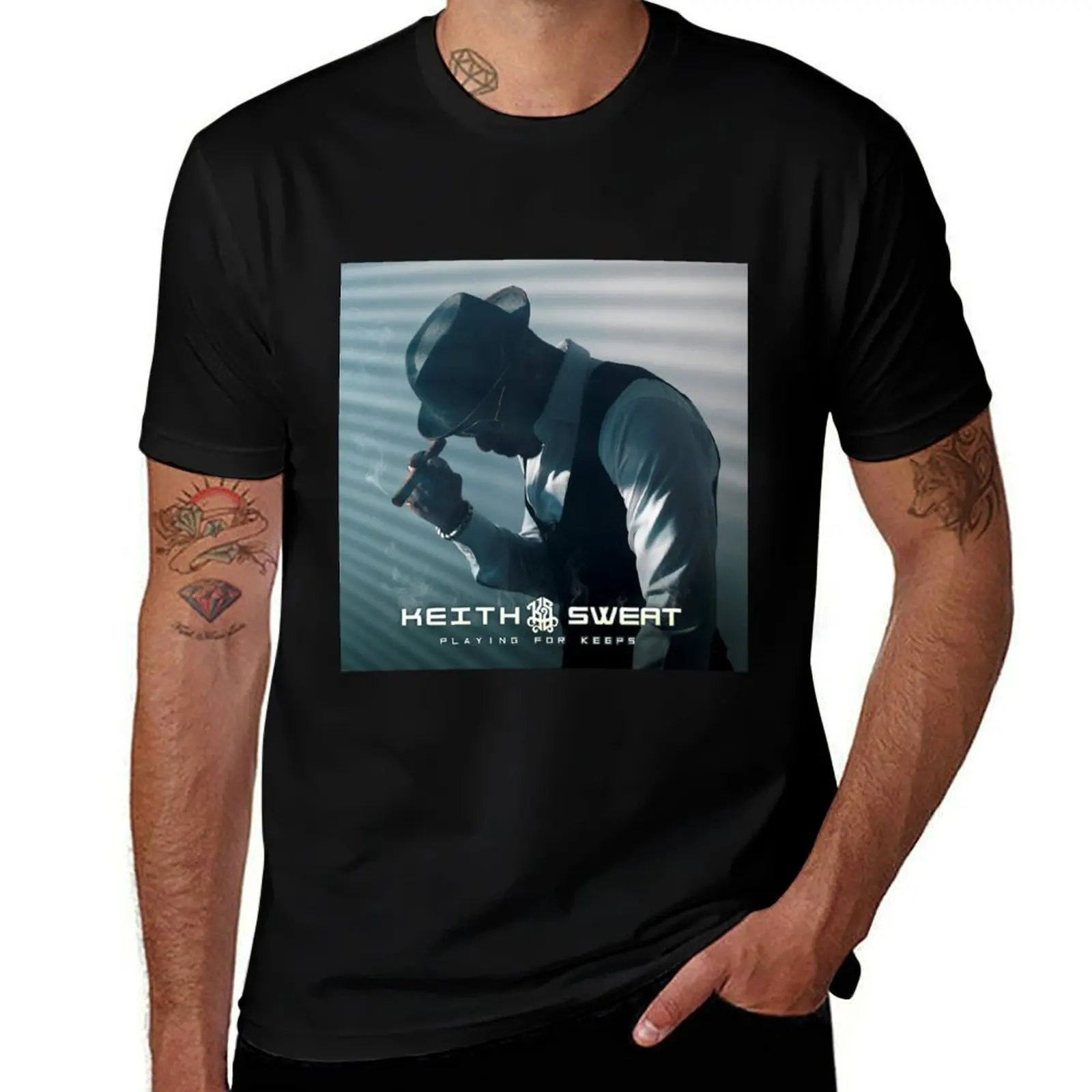 Keith Sweat playing for keeps T-Shirt Quick Dry Training Short Sleeve Tee T-Shirt