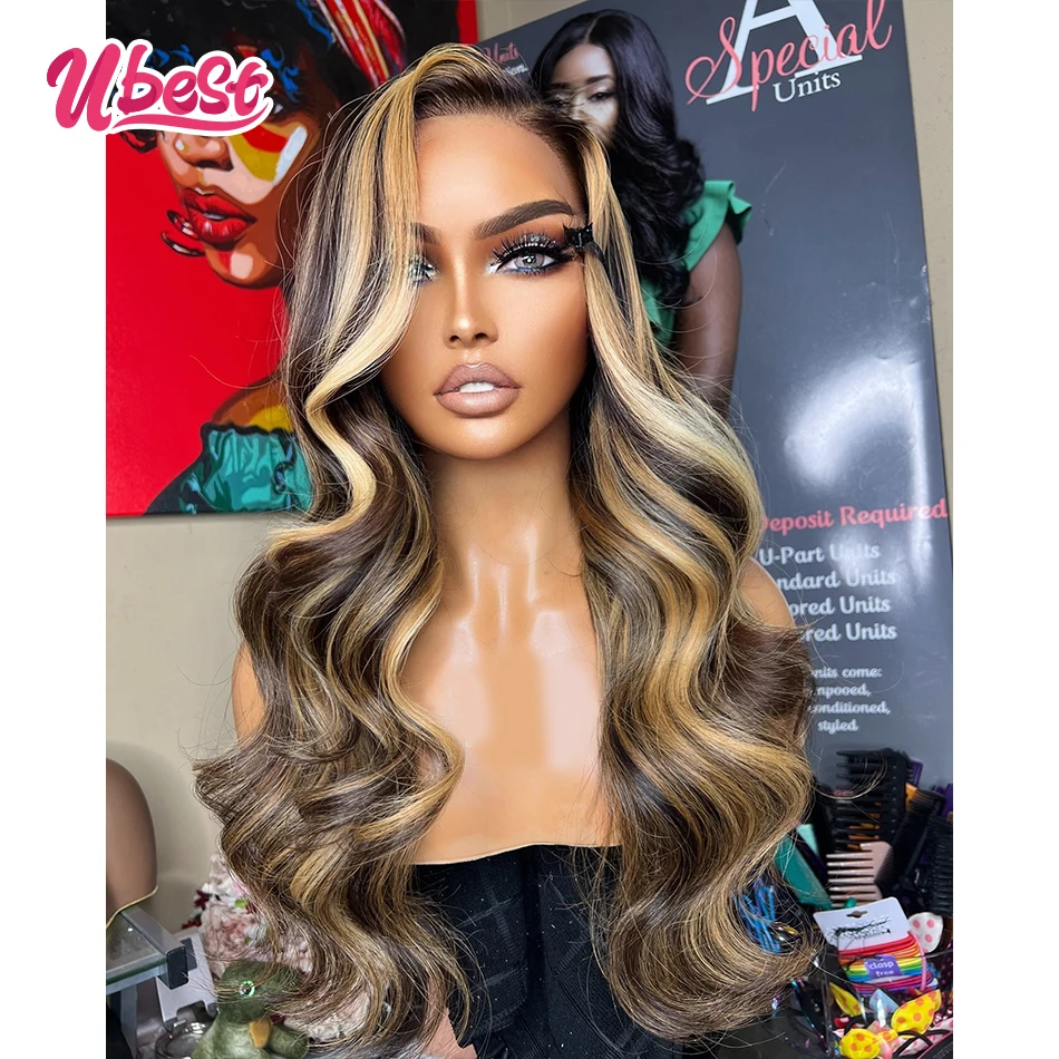 

1b With 27 Colored 13X6 13X4 Body Wave Transparent Lace Front Wig 100％ Human Hair 200％ Density Brazilian Hair Lace Front Wigs