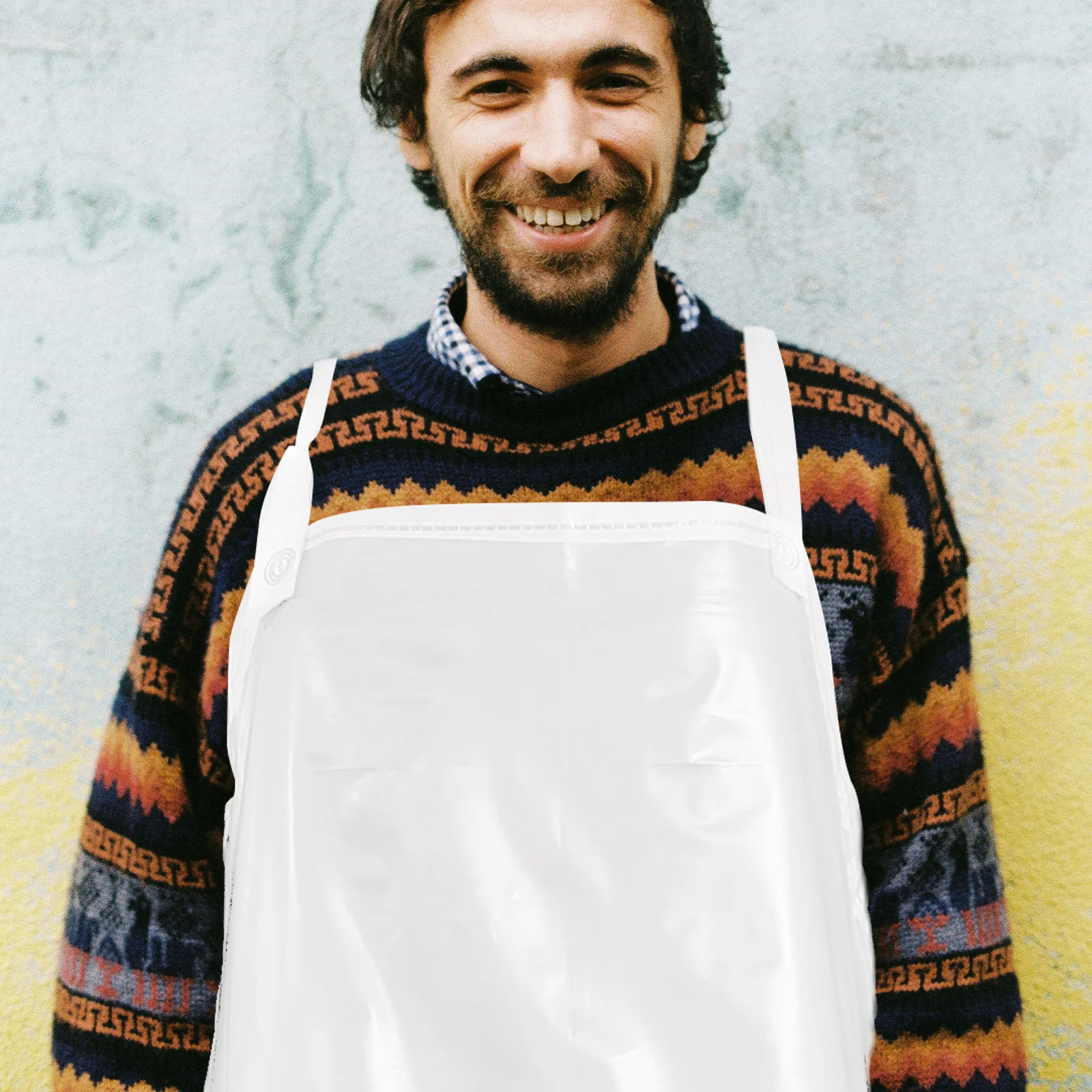 

4Pcs Waterproof Kitchen Apron PVC Oil-Proof Reusable Adjustable for Cooking Grilling Dog Grooming Gardening Dishwashing Cleaning