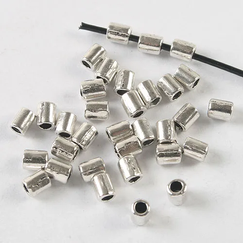 300pcs 3.9mm Tube Spacer Beads H3780