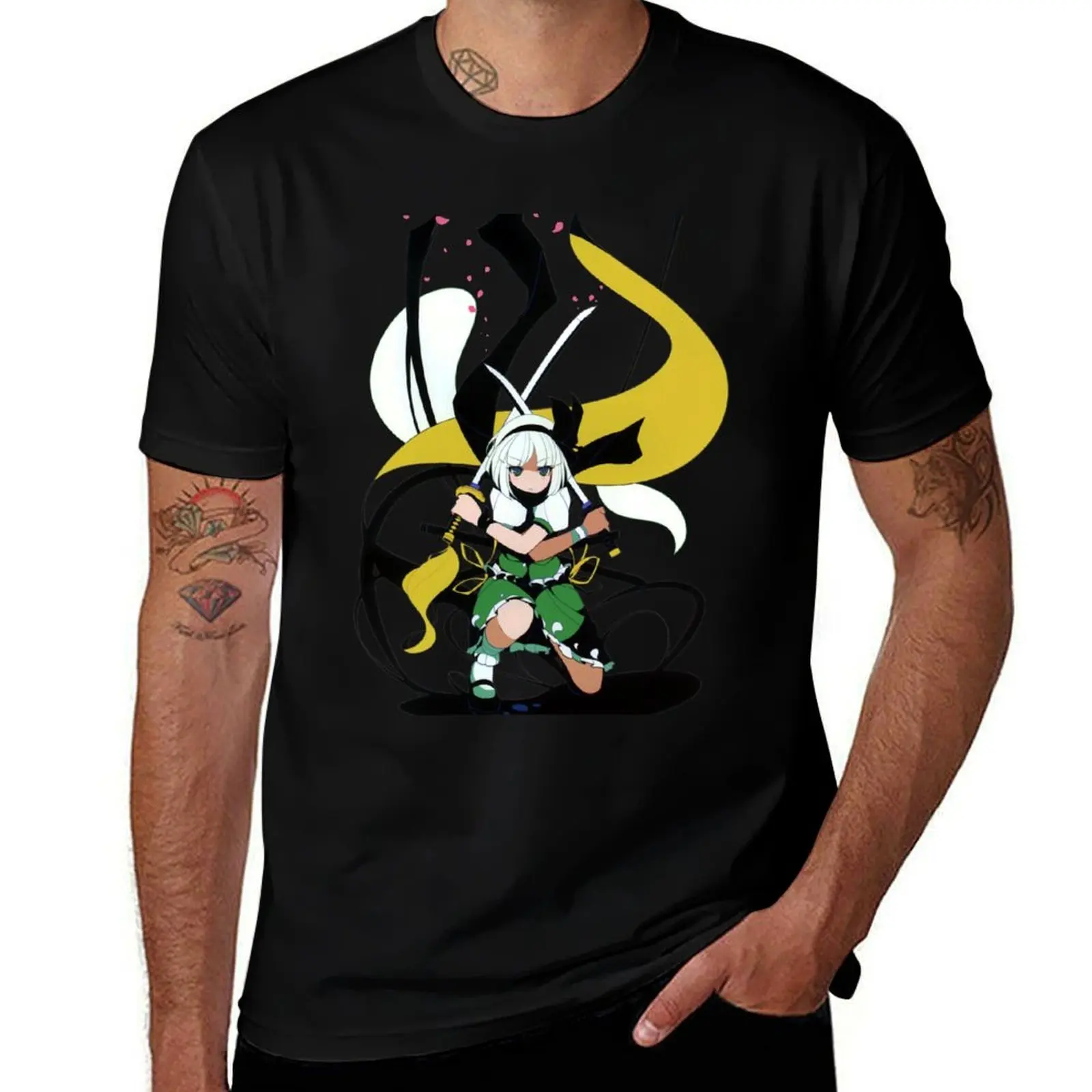 Touhou Project - Youmu Konpaku T-Shirt Breathable Basic Cotton T-Shirt