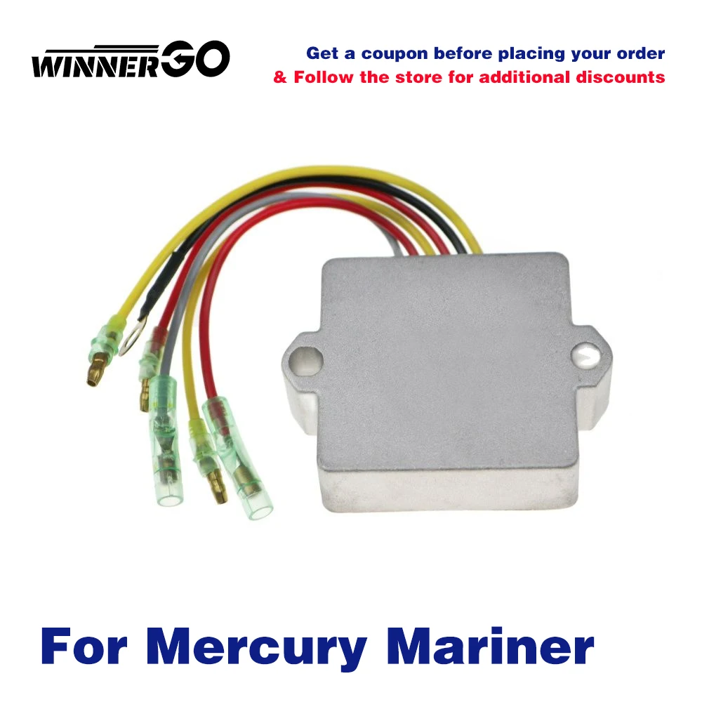 

Voltage Regulator Rectifier Fit for Mercury Mariner Outboard 12 Volt 6 Wire 815279T 830179-2 815279-3 815279-5 883072T 8M0084173