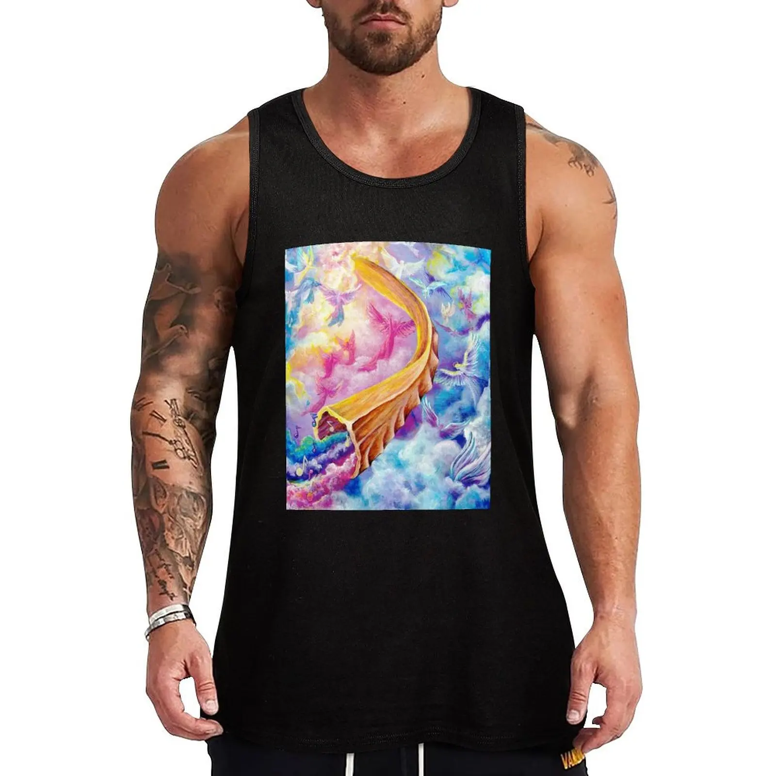 The Shofar Tank Top Beach Casual Tank Top Sleeveless Loose Fit Vacation