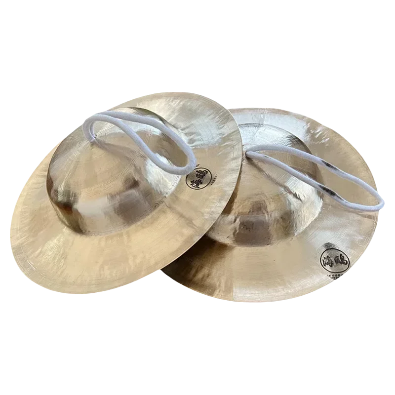 

NEW Handmade Two Round Musical Instrument Attached With Thread Statue Statement Pieces Decor Gift Items