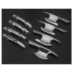 For Honda CR-V CRV 2017 2018 2019 2020 2021 Auto parts Chrome Car Door Handle Bowl Cover Protector Paste Style Left-Hand Drive