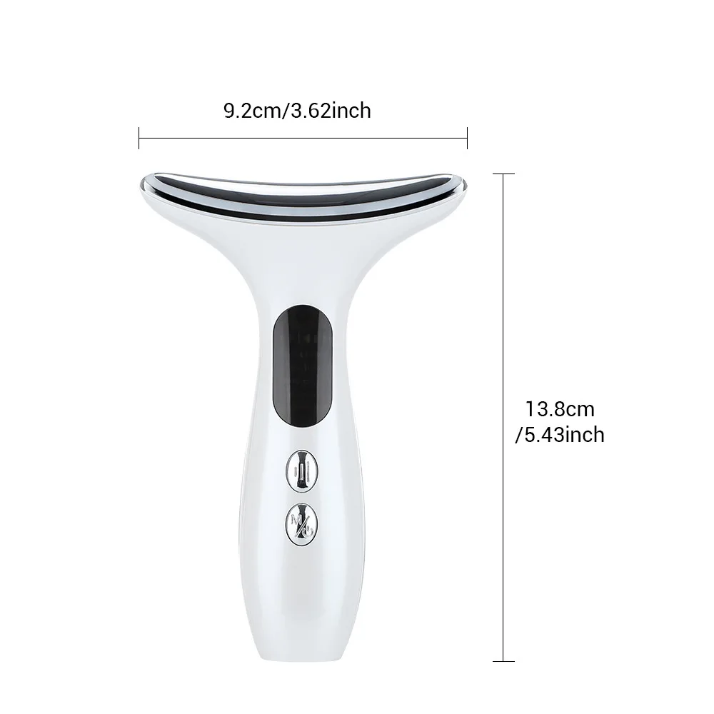 EMS Microcurrent Chin Lifting Face Neck Beauty Device LED Photon Firming Rejuvenation Anti Wrinkle Skin Care Facial Massager