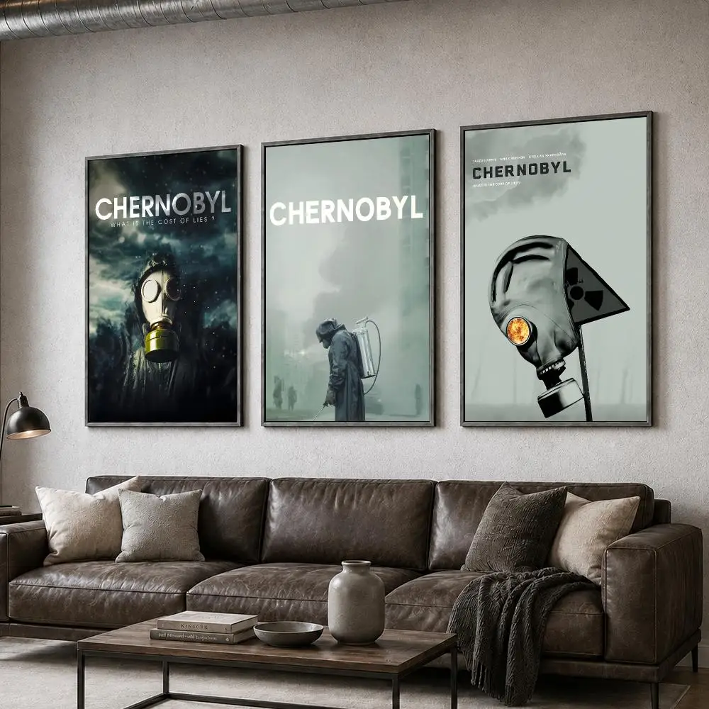 Drama Chernobyl Nuclear History Poster  PP Self Adhesive Home Garage Dorm Bar Wall Decor Aesthetic Retro Gift