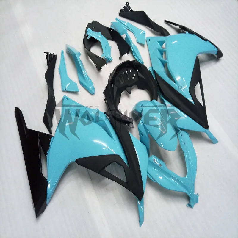 

injection Fairings kit for ZX300R EX300 2013-2014 blue ZX300R 13 14 ABS Plastic Bodywork Set