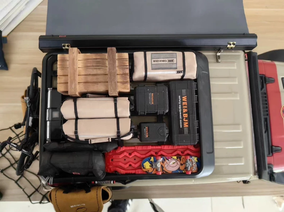 أجزاء تعديل جسم RC لسيارة زاحفة RC بمقياس 1:7 mk07 #4