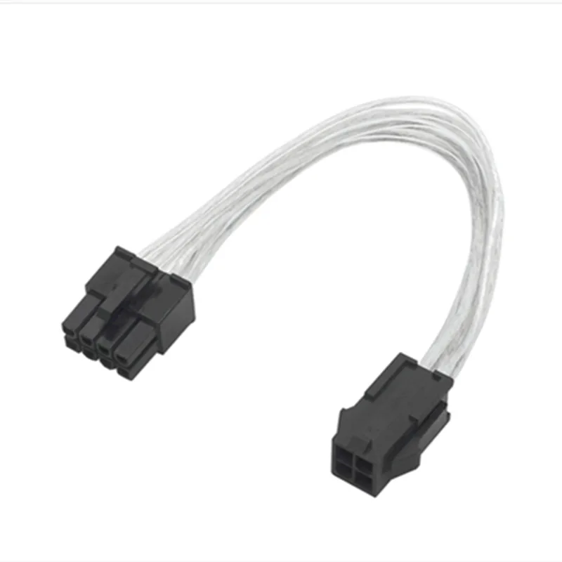 4핀 수-8핀 CPU 전원 공급 장치 어댑터 변환기 ATX 케이블 12V