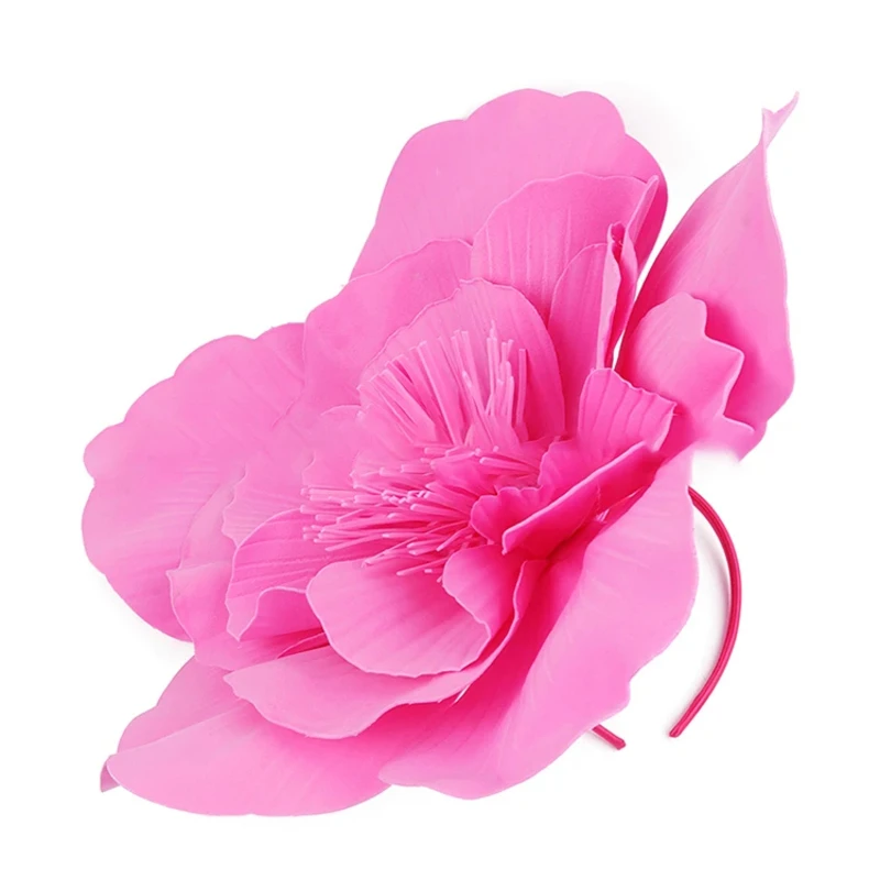 Flower Hair Accessories Fashion Exaggerated Flower Hair Bands Headbands Hair Accessories for Women