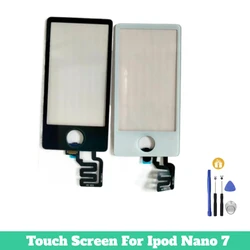 Black/White Front Touch Screen For iPod Nano 7th Generation  Replacement Parts