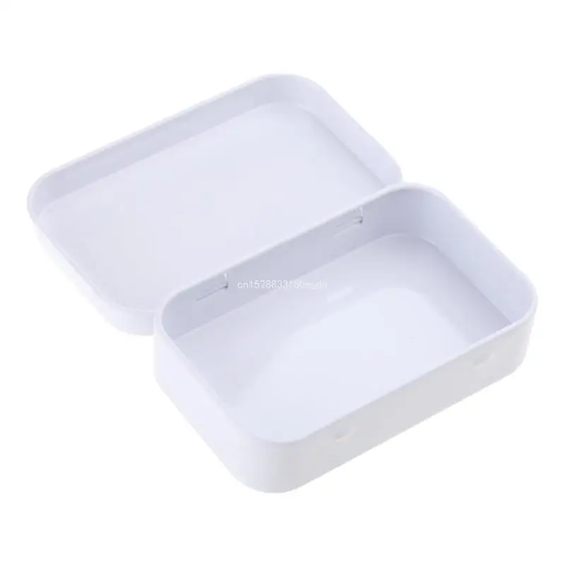 Small Iron Storage Box with Lid Slide Cover Jewelry Container Rectangular Hinged Tins for Storing Money Coin Candy Dropship