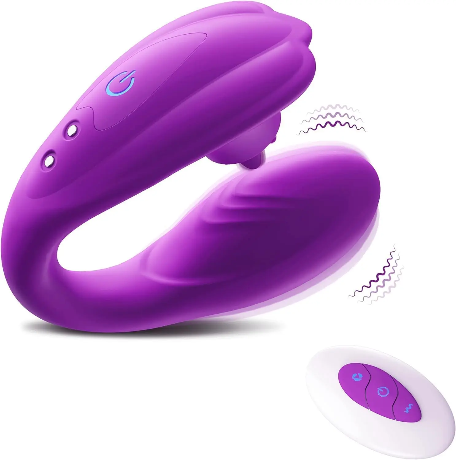 

Remote Clitoral G-Spot Vibrator,Couples Vibrator with 10 Tongue Licking and 10 Vibration Modes Female Stimulator