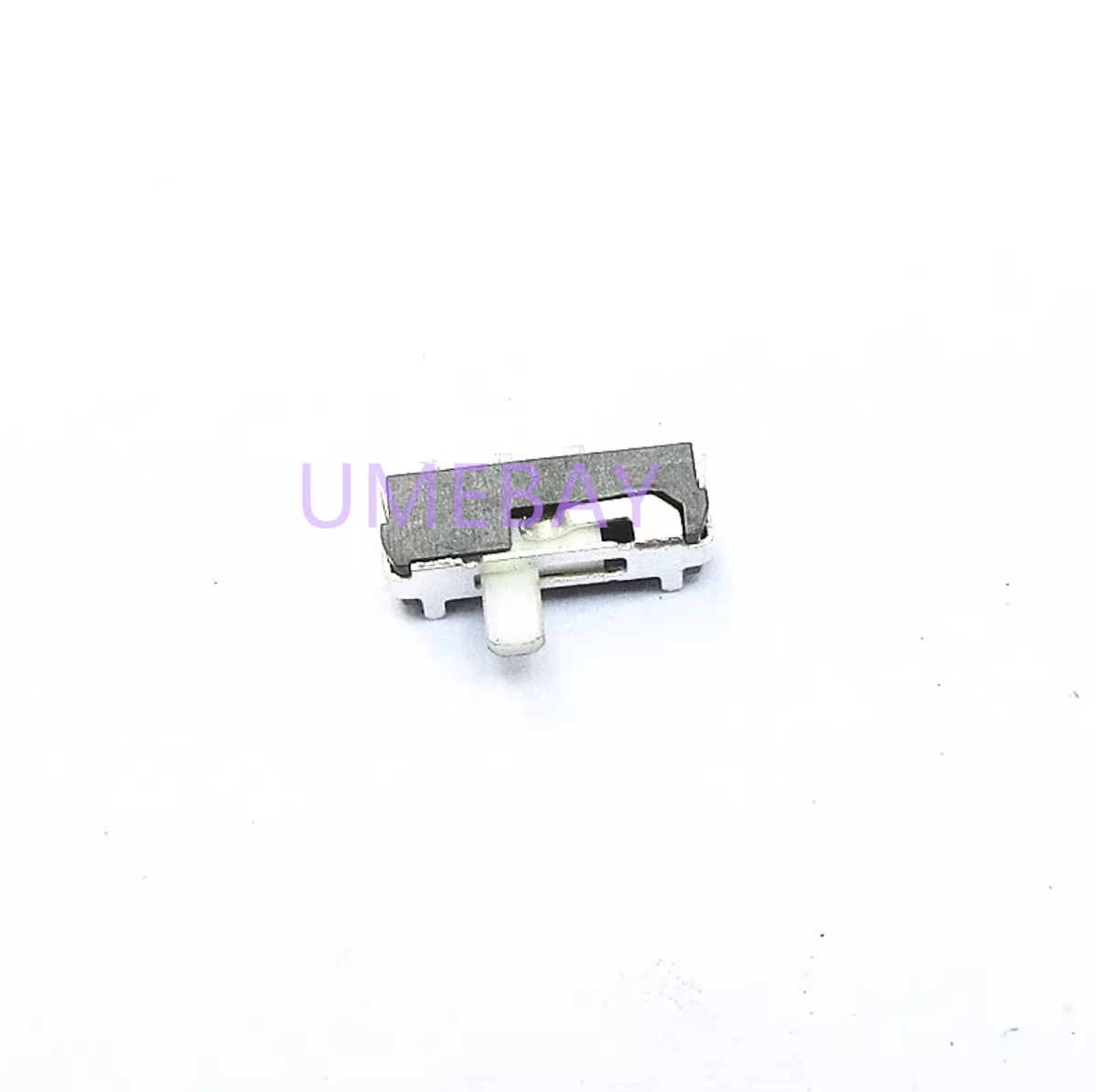 20PCS   Flip switch 1P2T, 3rd pin, 2nd gear, 3rd pin, 90 degree bend with fixed handle, 2MM long white handle