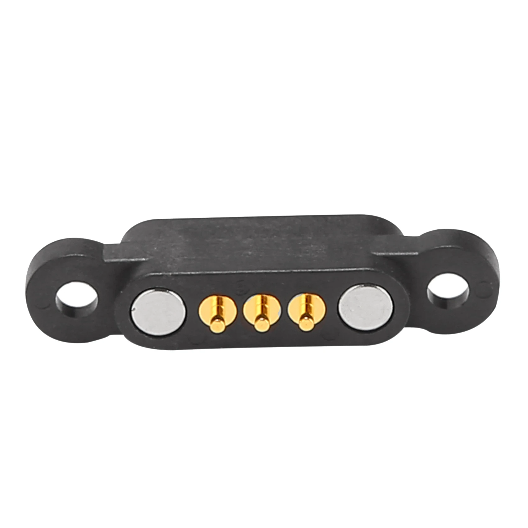 AT82-Spring Loaded Magnetic Pogo Pin Connector 3 Positions Magnets Pitch 2.3MM Through Holes Male Female Probe