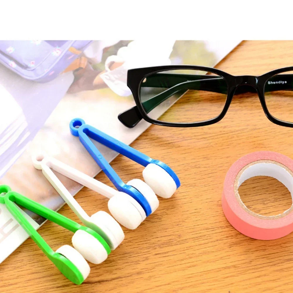 10 PC Random Glasses Dedicated Convenience Cleaner Super Fine Fiber Super Clean Power Portable Glasses Rub With Key Ring Cleaner