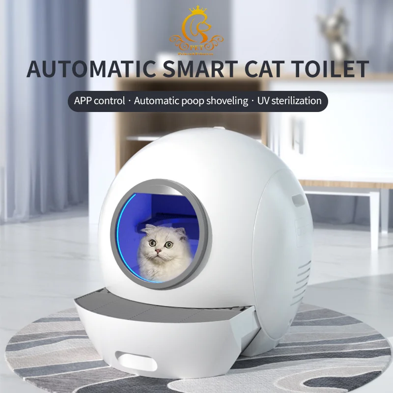 EUR PET Large Automatic Cat Litter Toilet Furniture Auto Smart Intelligent Cat Self Cleaning Litter Box Factory