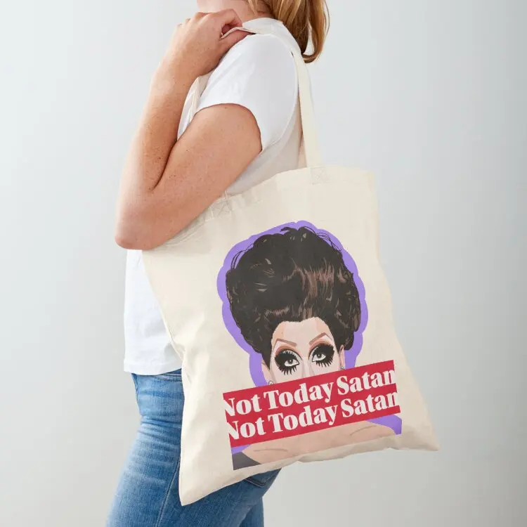 

Not Today Satan Tote Bag Women's beach bags great bag Women bags Beach bag