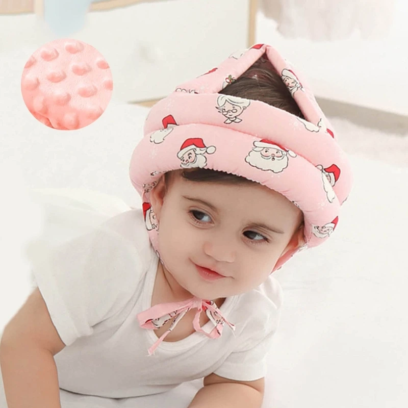 Cotton Baby Hat Baby Anti-Fall Helmet Infant Safety Helmet Toddler Walking Hat Cotton Hat Suitable for 0-2 Year Olds