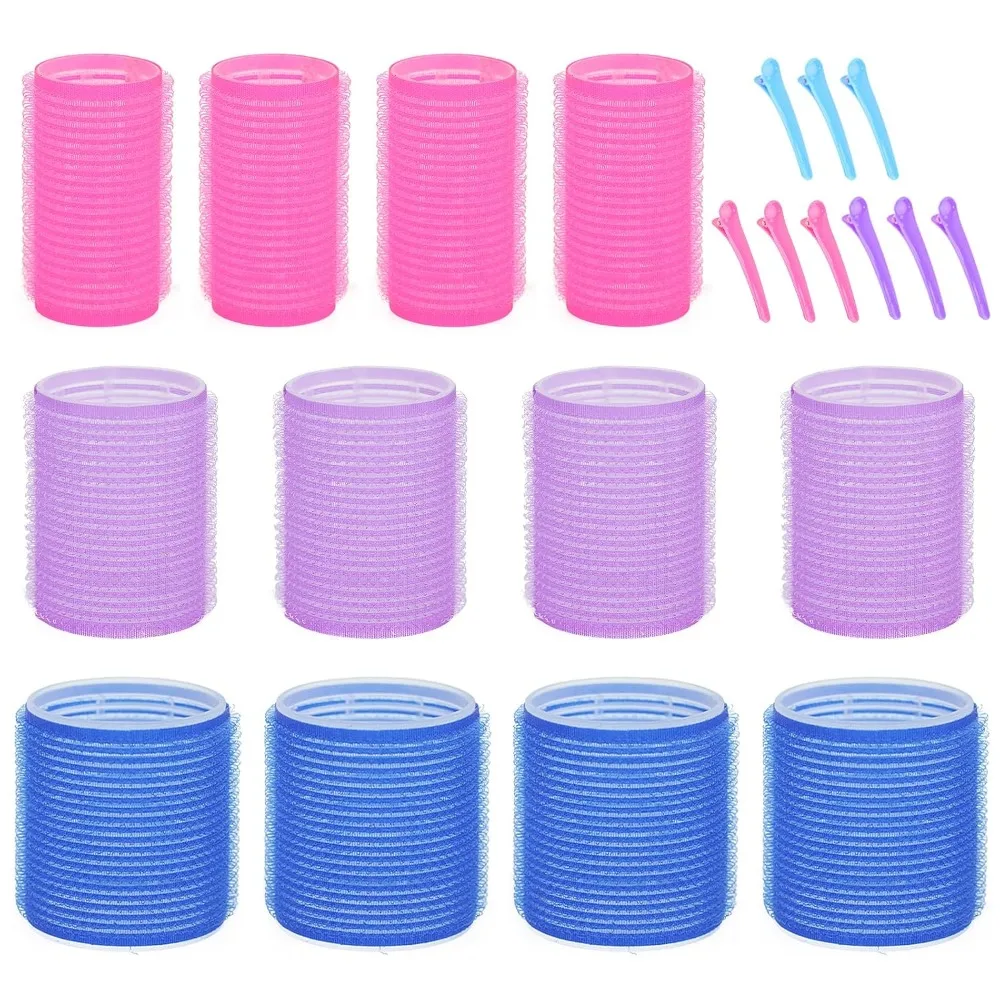 Heatless Self Grip Hair Rollers Set of 21