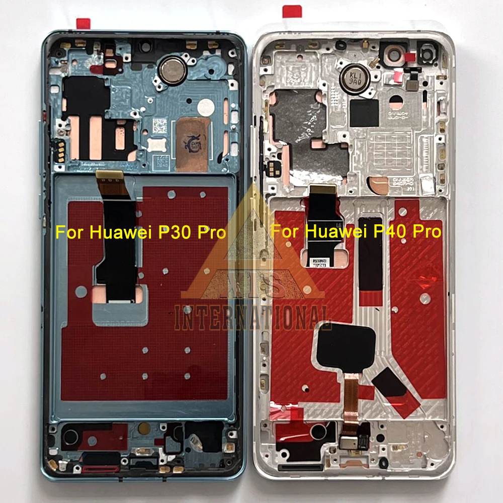 

6.58' Grade AAA For Huawei P40 Pro LCD ELS-N04 Display Screen Frame+Touch Panel For Huawei Huawei P30 Pro VOG-L29 VOG-L0