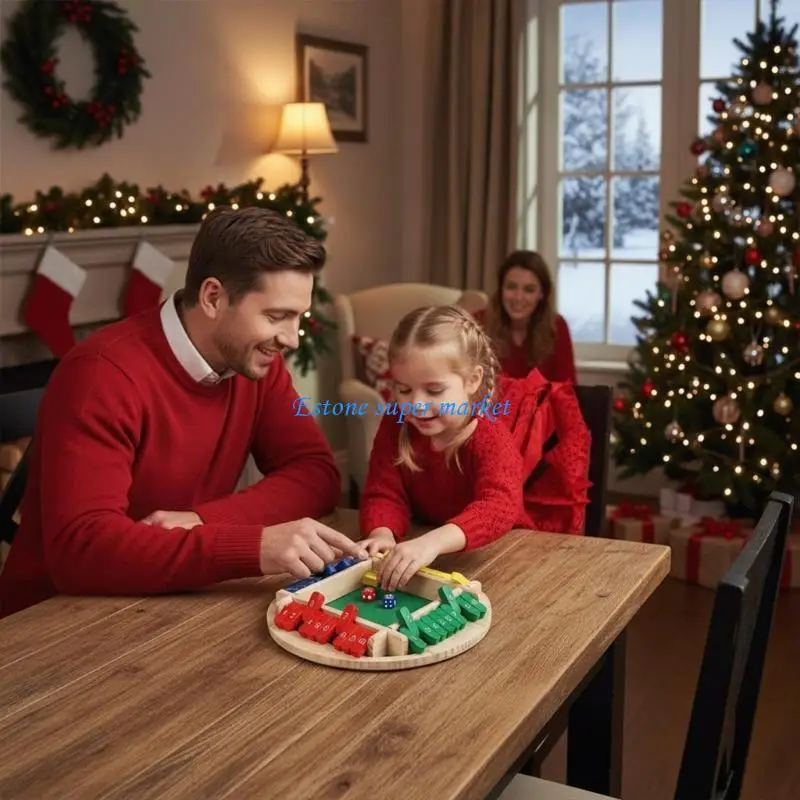 090B Handy Wooden Four Color Disk For Role Play Costumes And Interactive Fun