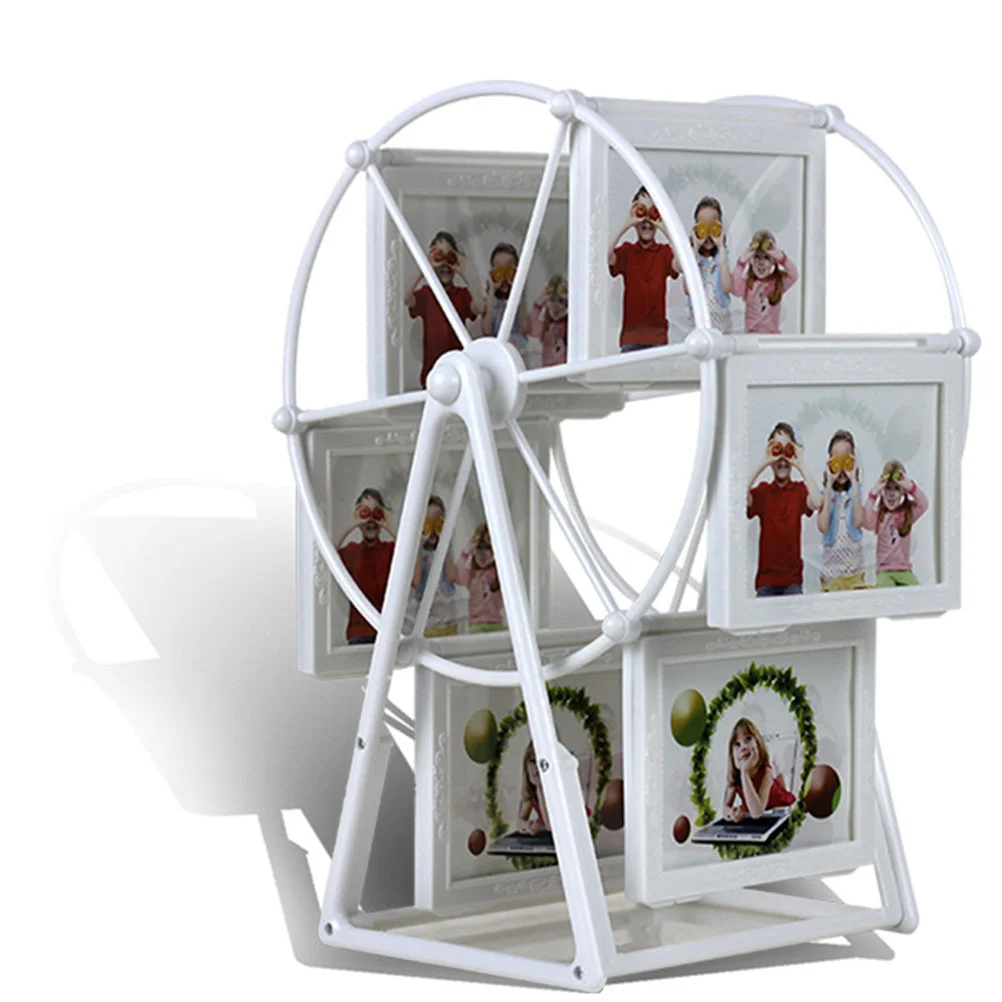 Vintage Child Decor Picture Frames Windmill Photo Ferris Wheel Home Table Decoration