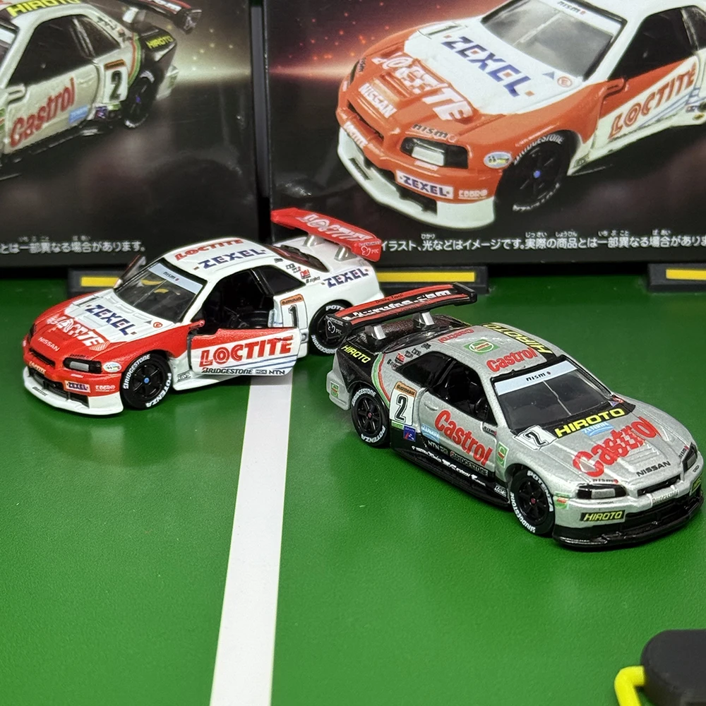 

Takara Tomy Tomica Premium Racing Castrol Nismo GT-R Литье под давлением Статический сплав Автомобильный режим Коллекция Дисплей Игрушка для мальчика в подарок