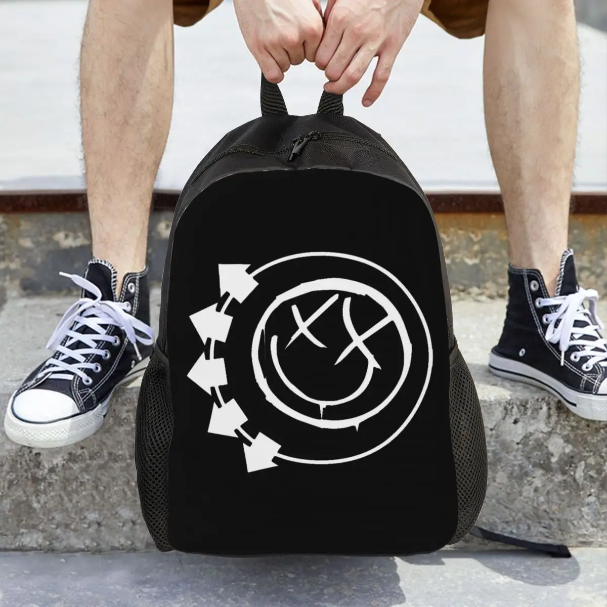 

Рюкзак Blink Eyes 182 Times, вместительный, для детей, школьный рюкзак, сумка через плечо для мужчин и женщин