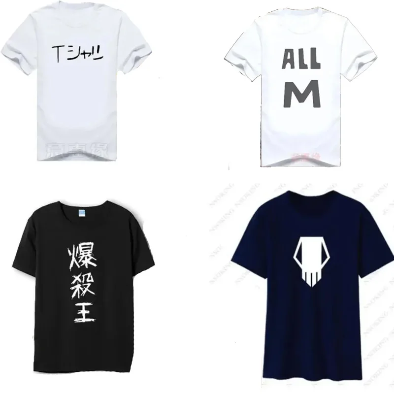 Camisetas masculinas de manga curta anime, camisa Midoriya Izuku, Bakugou Katsuki Cosplay, Todoroki Shoto