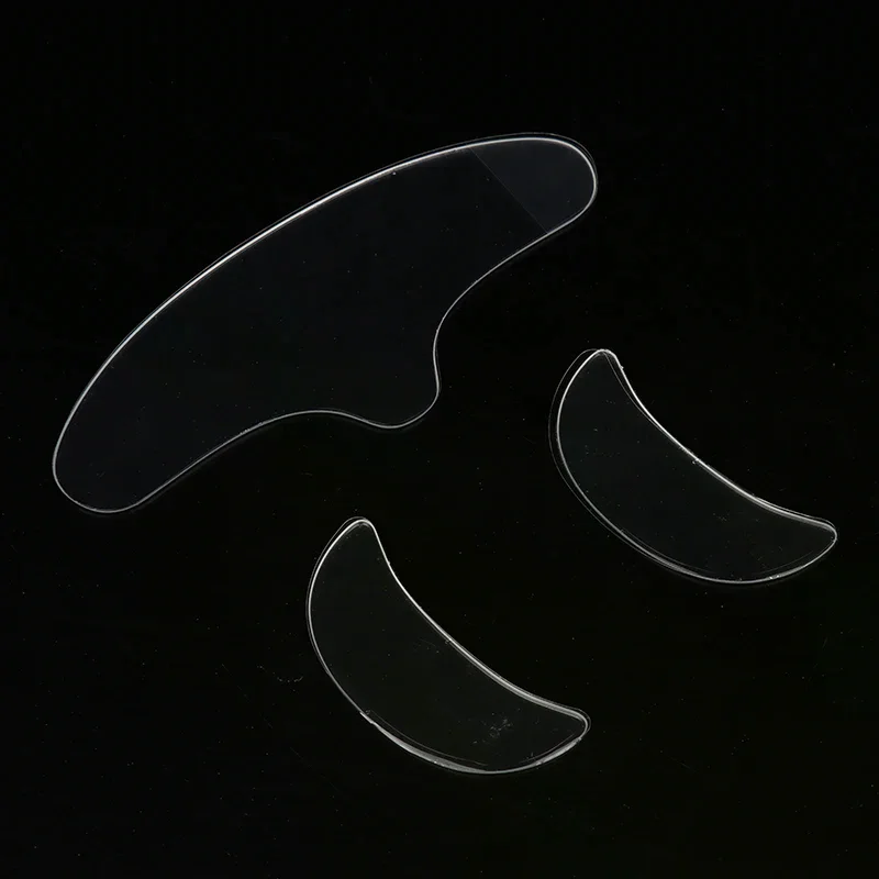 3 個再利用可能なしわパッチ抗目元額目に見えないアンチエイジングフェイスパッドフェイススキンケアツール