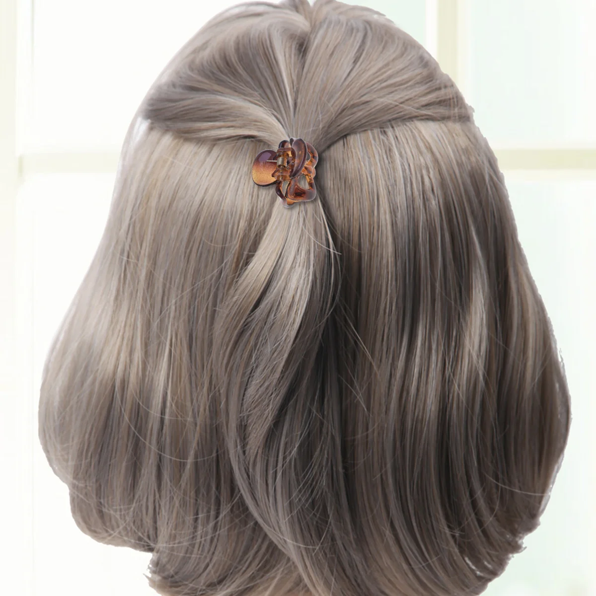 

12pcs Dish Hair Claw Bowknot Hair Hair Clips Hair Claws Hair Accessaries for Women Ladies (Coffee)
