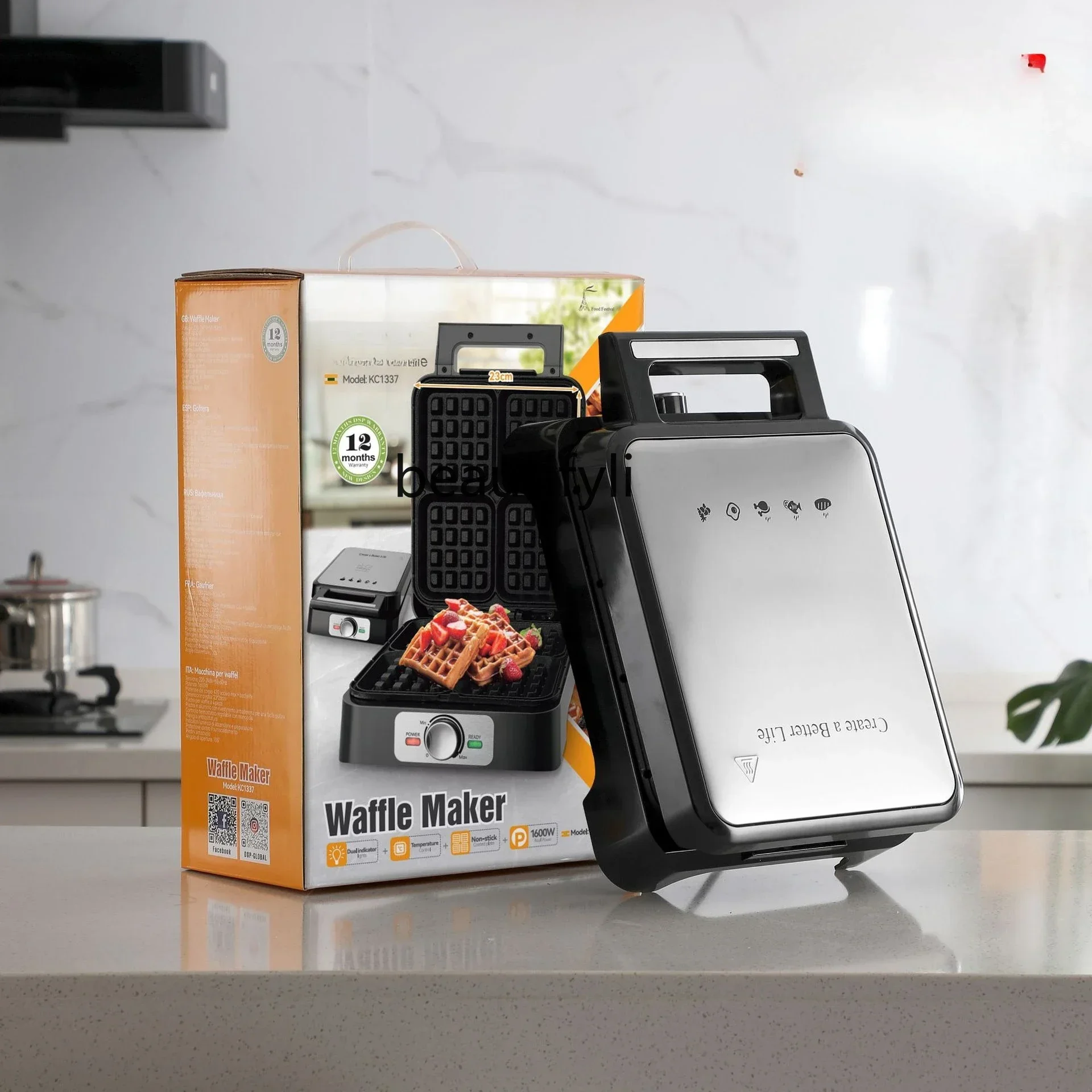 

Household Electric Cake Pan Waffle Machine Egg Machine Egg Roll Cake Sandwich Breakfast Machine smt61