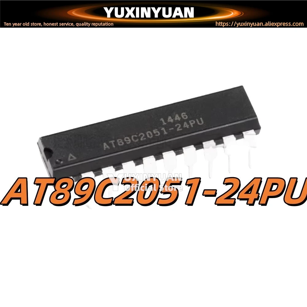 5PCS AT89C2051-24PU AT89C2051 24PU AT89C2051-24PI AT89C2051 24PI DIP20 microcontroller In Stock