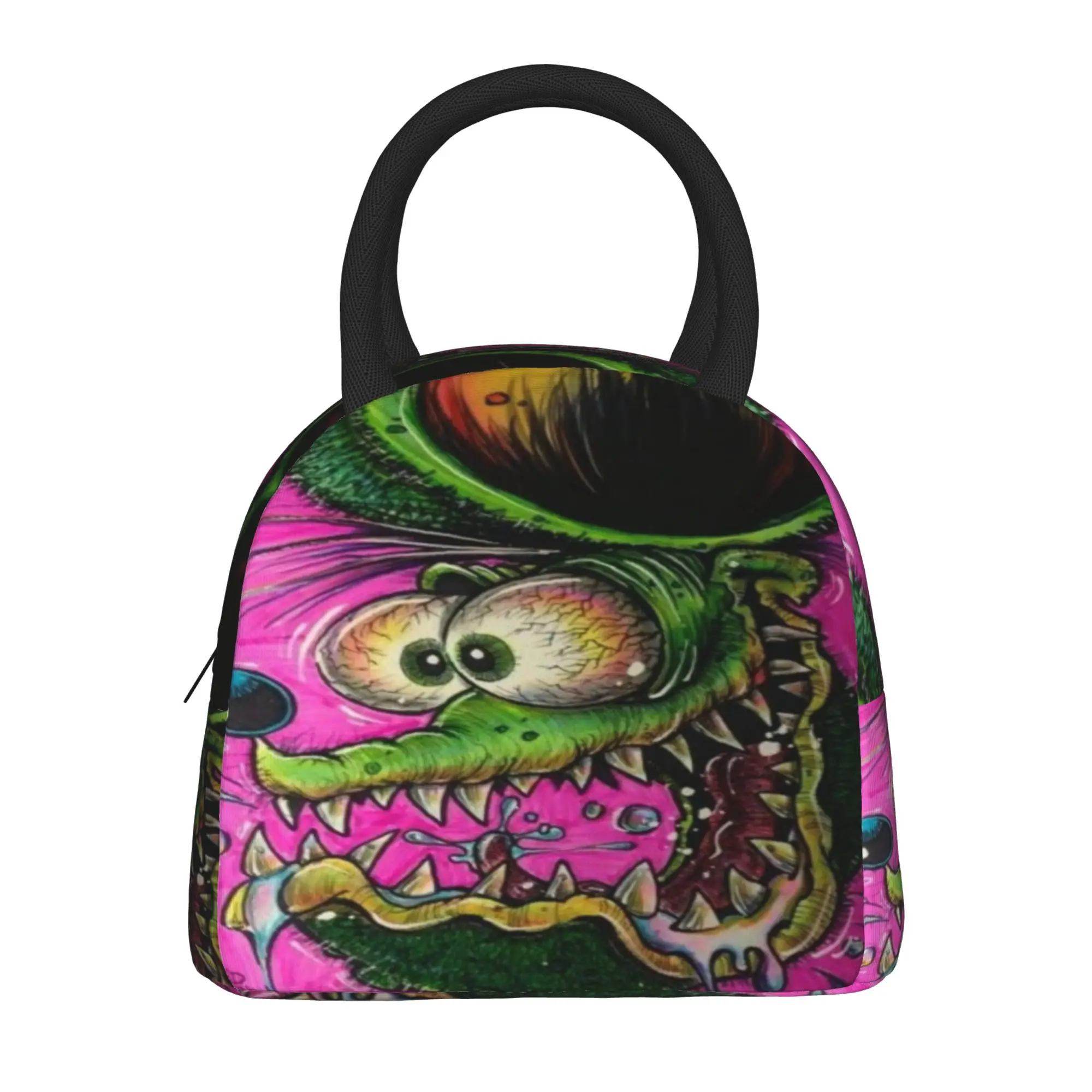 Insulated Lunch Boxes Rat Fink Merch  Lunch Food Box Multifunction Cooler Thermal Bento Box For Outdoor