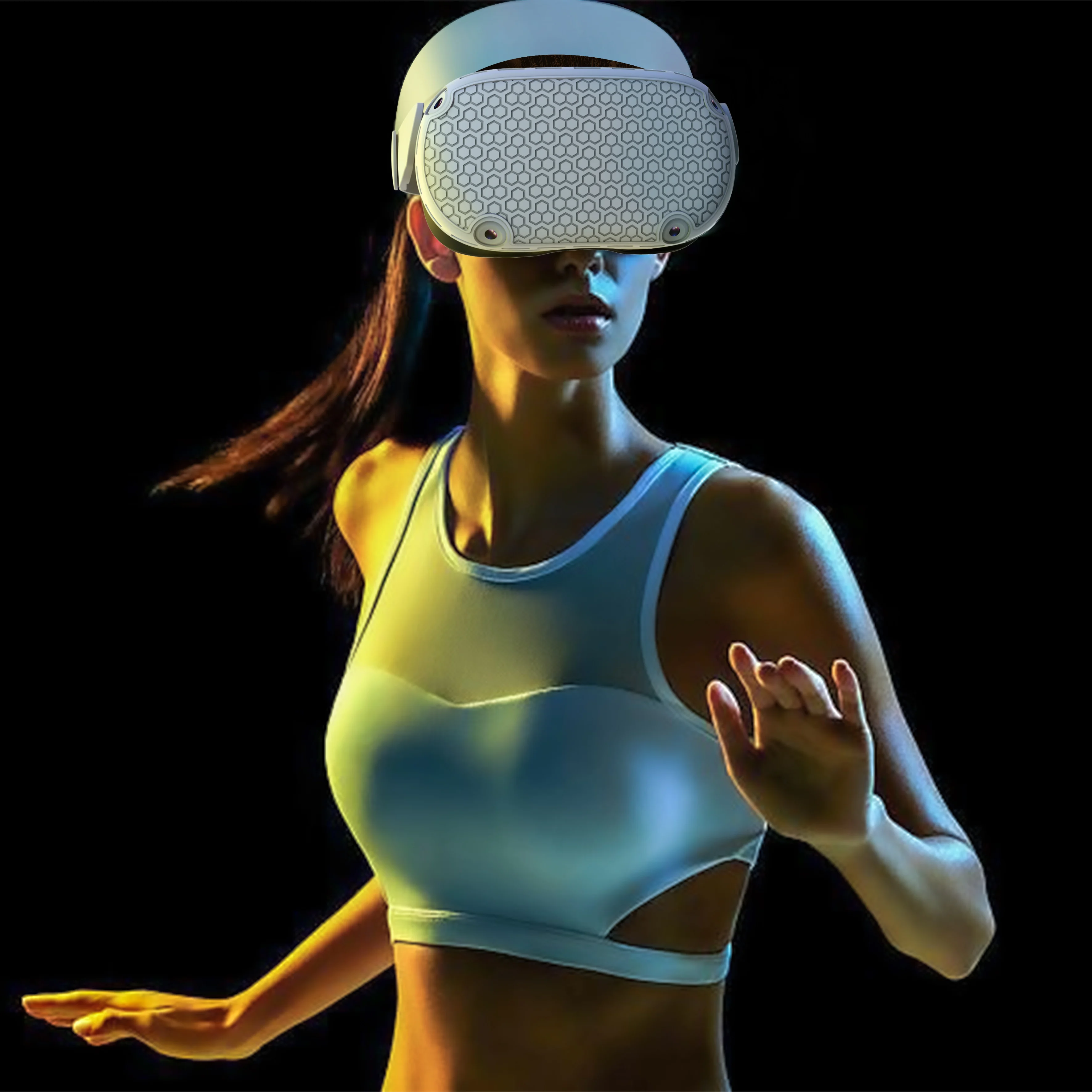 Silicone Protective Cover for Oculus Quest 2 VR Headset Protection Case Anti-Scratches Shell for Oculus Quest 2 Accessories