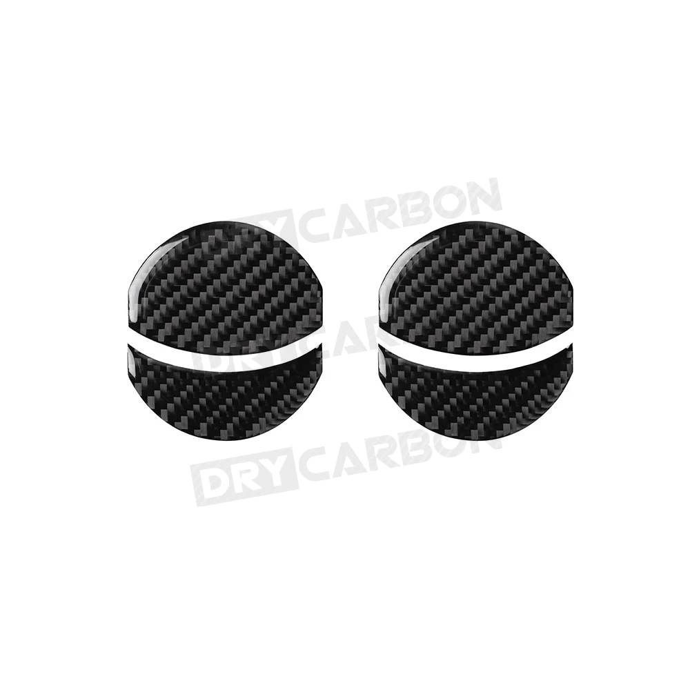 4 PCS/Set Carbon Fiber Central Control AC Air Vent Trim Frame Cover Stickers For Toyota GT86 FT86 ZN6 Subaru BRZ 2013-2019